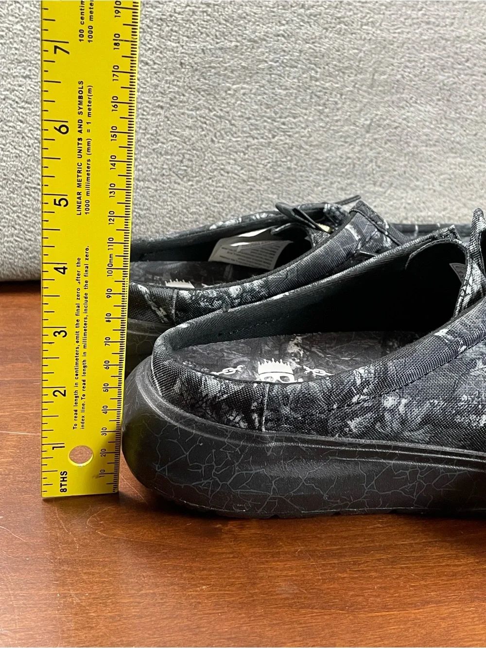 Hey Dude Jelly Roll Wally Comf Slip Limited Edition Black Camo Mens 11 Loafers